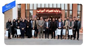 بازدید مدیران مدارس آموزش و پرورش ناحیه ۲ زنجان از شرکت صنایع آموزشی